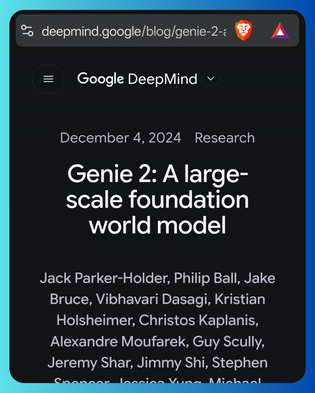 Google Genie 2